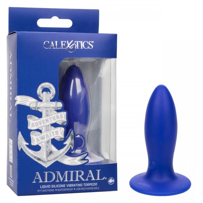 Admiral Liquid Silicone Vibrating Torpedo  image 1