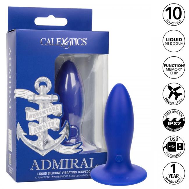 Admiral Liquid Silicone Vibrating Torpedo  image 6