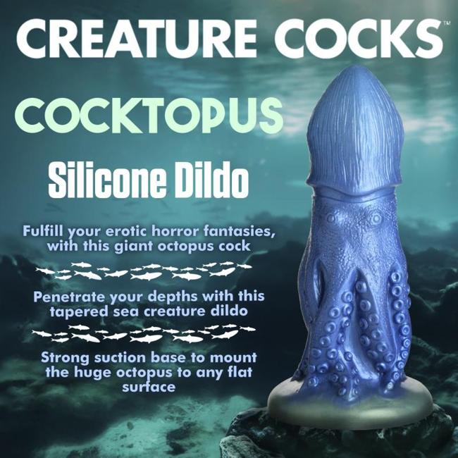 Creature Cocks Cocktopus Octopus Silicone Dildo  image 8