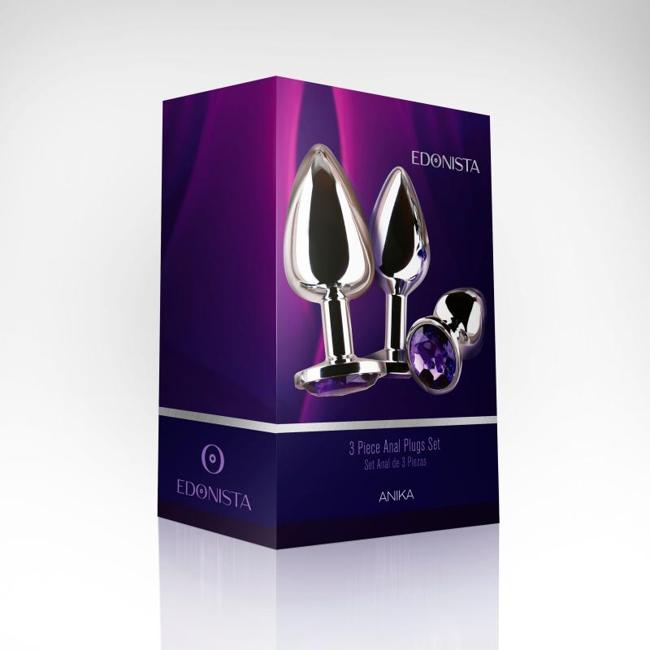 Edonista Anika 3Pc Anal Plug Kit  image 1