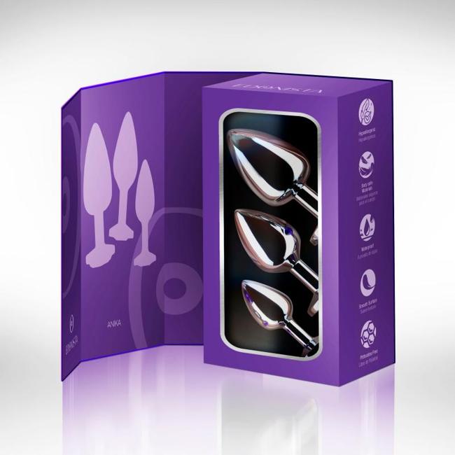 Edonista Anika 3Pc Anal Plug Kit  image 2