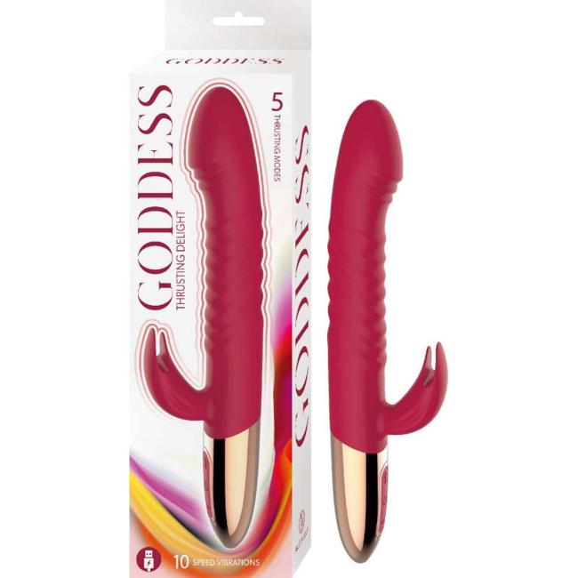Goddess Thrusting Delight Red  image 1