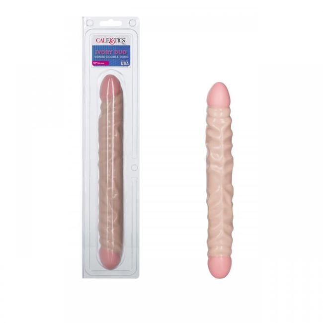 Ivory Duo-12In Double Dong Veined  image 1