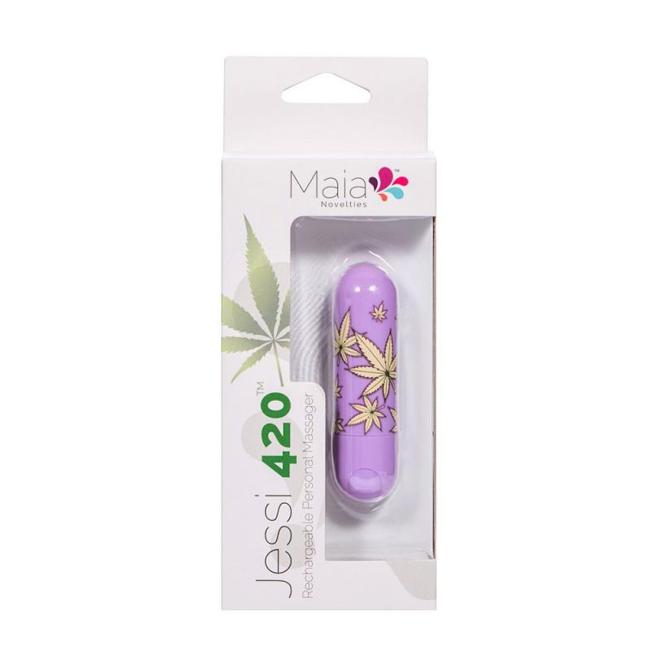 Jessi 420 Purple Remote Mini Bullet  image 1