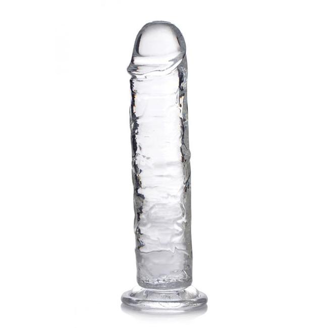 Jock C-Thru 8In Clear Dildo Tpe  image 1