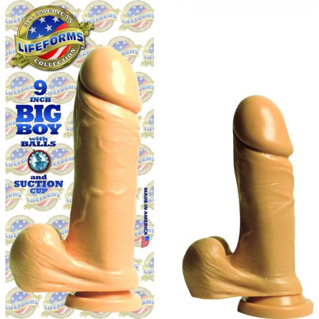 Lifeforms-9In Big Boy W/Balls And Suction Flesh  image 1