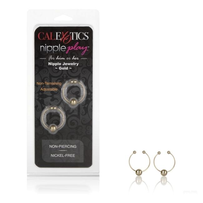 Nipple Play Nipple Ring-Gold  image 4