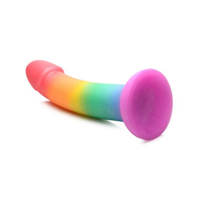 Simply Sweet 6.5In Phallic Rainbow Dildo  image 5